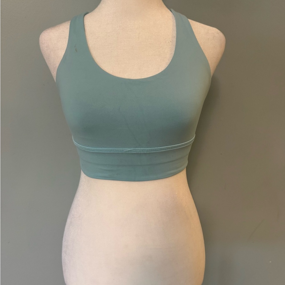 Lululemon energy Crossback Straps Sports Bra Turquoise Blue